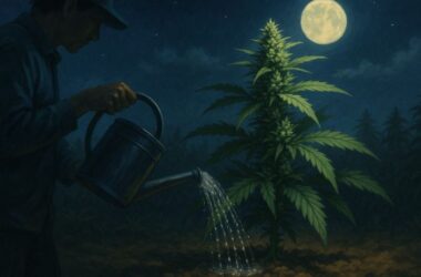 Ночной полив в аутдоре